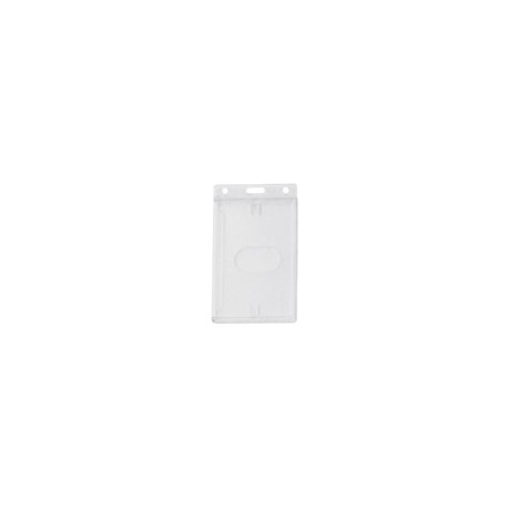 1840-6500 Portagafete Rigido Vertical Transparente Brady