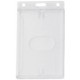 1840-6500 Portagafete Rigido Vertical Transparente Brady